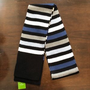 NWT Kate Spade wide stripe scarf